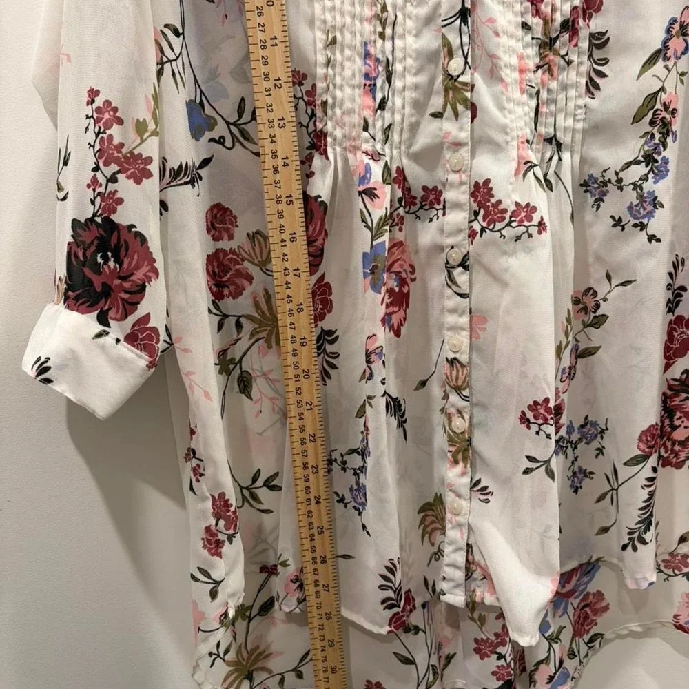 Handmade white floral